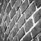 Dark gray round brick wall pattern