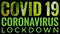 Dark Green Covid-19 Outbreak Lockdown Header Text