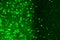 Dark green horizontal bokeh background