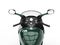 Dark green modern motorcycle - rider point of view