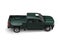 Dark green modern pickup truck - top down side view