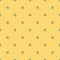 Dark green seamless geometric minimalistic circle patterns. Flat style vector illustration on yellow background.