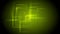 Dark green tech geometric squares video animation