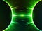 Dark green vector shining cosmic spheres gravity