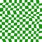 Dark Green Warped Checker Board