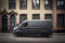 Dark grey cargo van