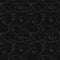 Dark grey luxury baroque seamless pattern in victorian style