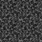 Dark grey network web texture seamless pattern.