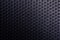 Dark horizontal background with hexagons with lighting