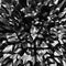 Dark metallic futuristic chaotic abstract silver background