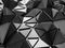 Dark metallic silver triangle pattern industrial background