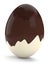 Dark, Milk and White Chocolate Easter Egg