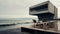 Dark Modernism: Sculptural Architecture With Danish Design Chairs And Ocean View