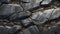 Dark And Moody 3d Rock Texture: Schist Ground Close-up