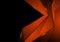 Dark orange corporate material abstract background