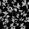 Dark Orquideas Motif Seamless Floral Pattern