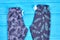 Dark patterned cotton pants for kids.