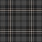 Dark plaid pattern. Grey menswear tartan check plaid seamless graphic for flannel shirt, blanket.