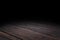 Dark Plank old wood floor texture perspective background for dis