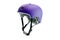 Dark purple helmet isolated on white