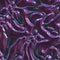 Dark purple metallic lava 3d illustration