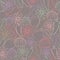 Dark Purple and Pastel Kitchen Themed Seamless Repeating Pattern.