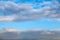 Dark Rain Cloud Blue Sky Abstract Weather Background Texture