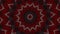 Dark red on grey kaleidoscope, vintage traditional red painted weathered wooden shutters patterns and hexagonal kaleidoscopic