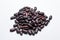 Dark red kidney beans isolated