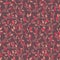 Dark Retro Leaves On Branches Seamless Pattern