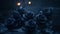 Dark Roses In A Rainy Night: Unreal Engine 5 Inspired Artwork