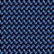 Dark seamless blue unique bow tie pattern, vector illustration