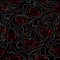 Dark seamless pattern