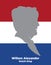 The Dark Silhouette Of The Side Of Willem Alexander The King Of The Netherlands Vector