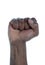 Dark-skinned fist