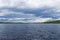 Dark Sky over Canoe Lake in Algonquin Provincial P