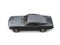 Dark slate gray American vintage muscle car - top down side view