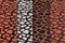 Dark Stone pattern. Terrazzo flooring vector illustration pattern in earth colors