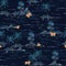 Dark summer night mood seamless island pattern Landscape with p