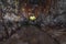 Dark, Underground Lava Tube At Kaumana Caves State Park In Hilo, Big Island, Hawaii, USA