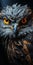Dark Water Owl: A Stunning Vray Tracing Artwork By Aleksi Briclot