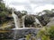 Dark water waterfall in a Brazilian reserve