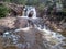 Dark water waterfall in a Brazilian reserve