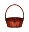 Dark Wicker Basket Composition