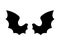 dark wing silhouette evil devil in the shadows Scary bat wings on Halloween night