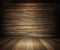 Dark Wooden Interior Background