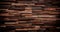 Dark wooden texture. Rustic three-dimensional cherry wood texture. Modern wooden facing background