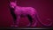 Darkly Detailed Pink Cat Sculpture By Nihilo Neal
