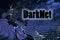 Darknet concept Binary code on Earth