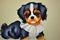 Darling Baby Cavalier King Charles Watercolor